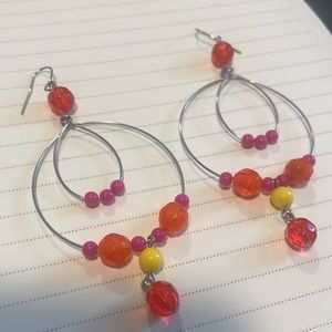 ☀️ NWOT Beaded Drop Earrings